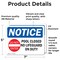 Signmission Pool Closed No Lifeguard On Duty Sign With Symbol, 7 in W x Rectangle, Vinyl Decal OS-2PACK-NS-D-57-L-17677 - alternate 6